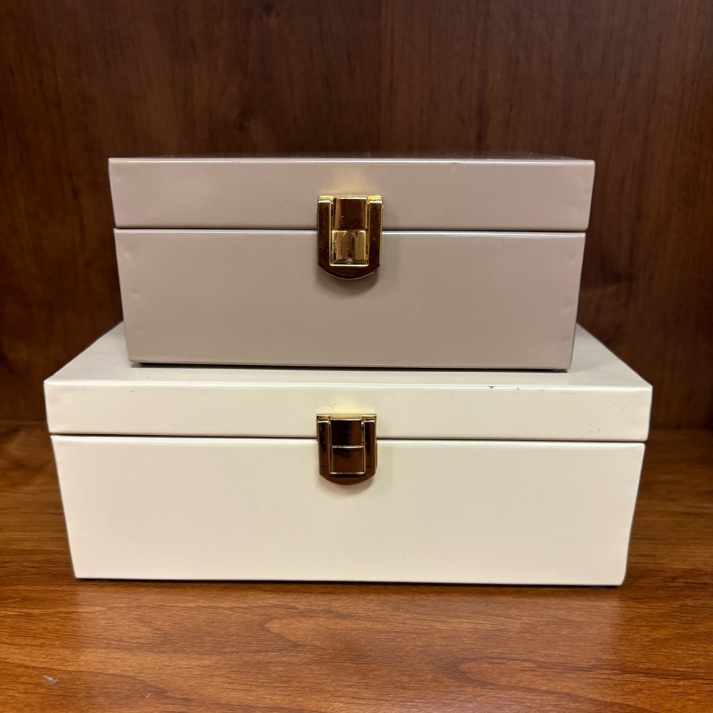 Hearth & Hand Metal Storage Boxes